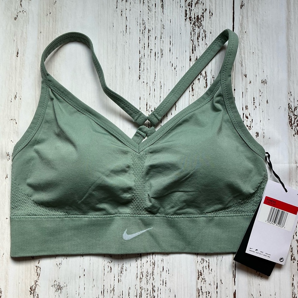 NWT SAMPLE! Nike Green Sports Bra